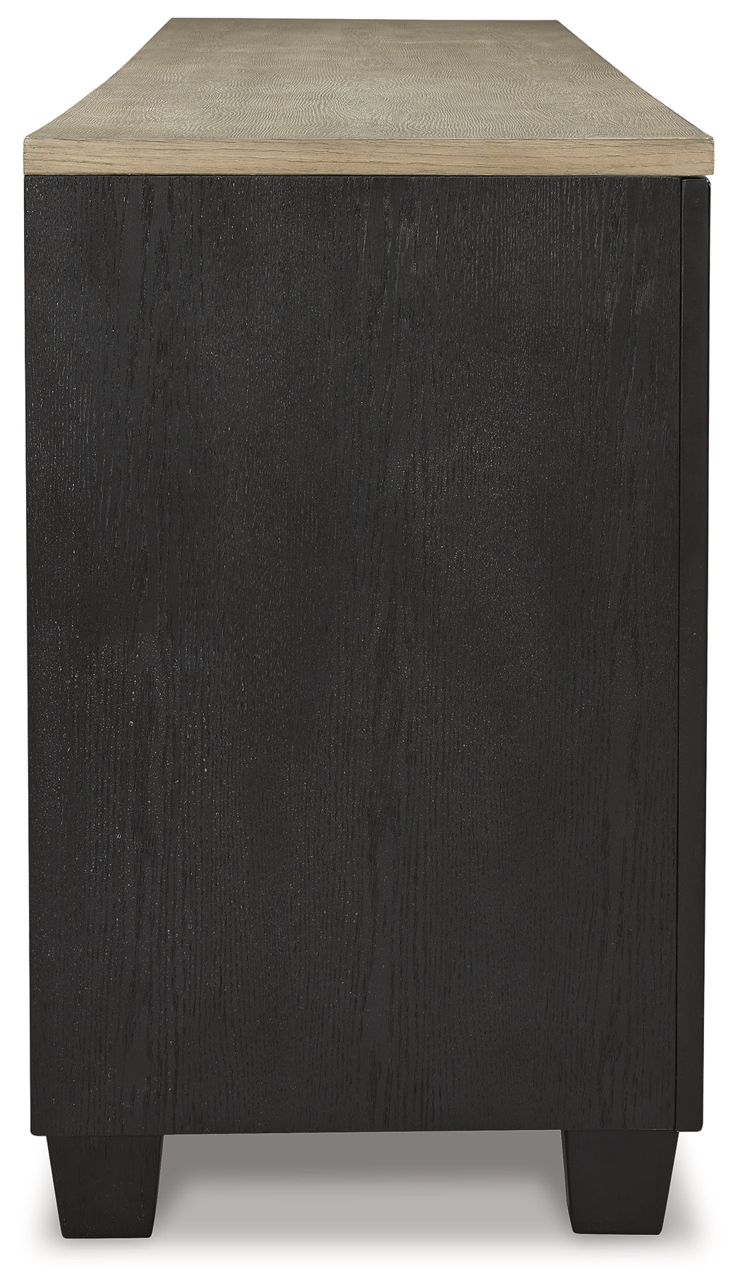 Foyland Black & Brown 83" TV Stand