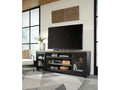 Foyland Black & Brown 83" TV Stand