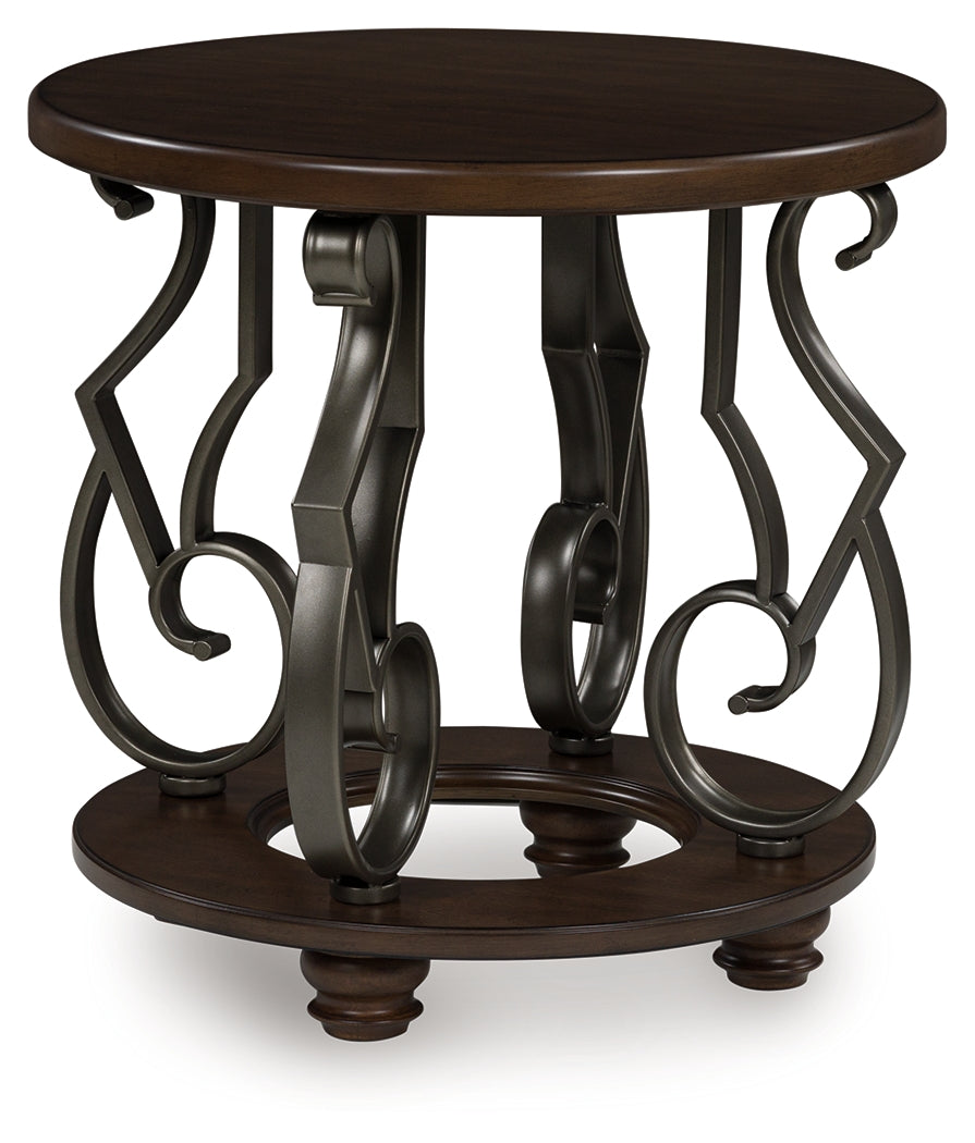 Frallyn Coffee Table and 2 Ends
