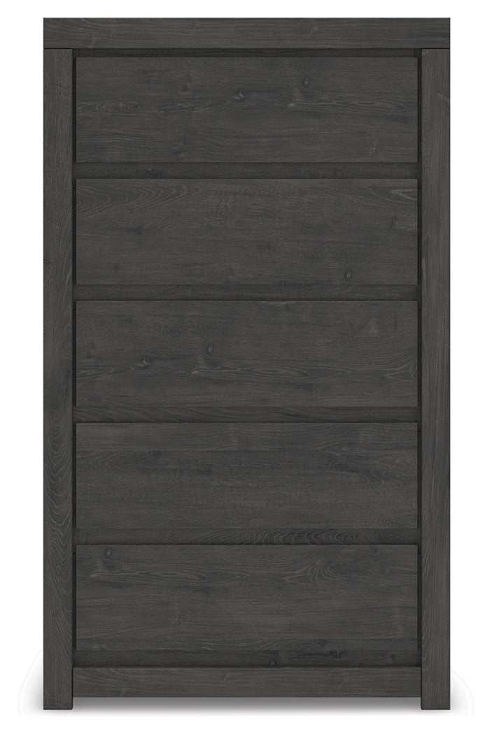 Fraluna Charcoal Chest of Drawers
