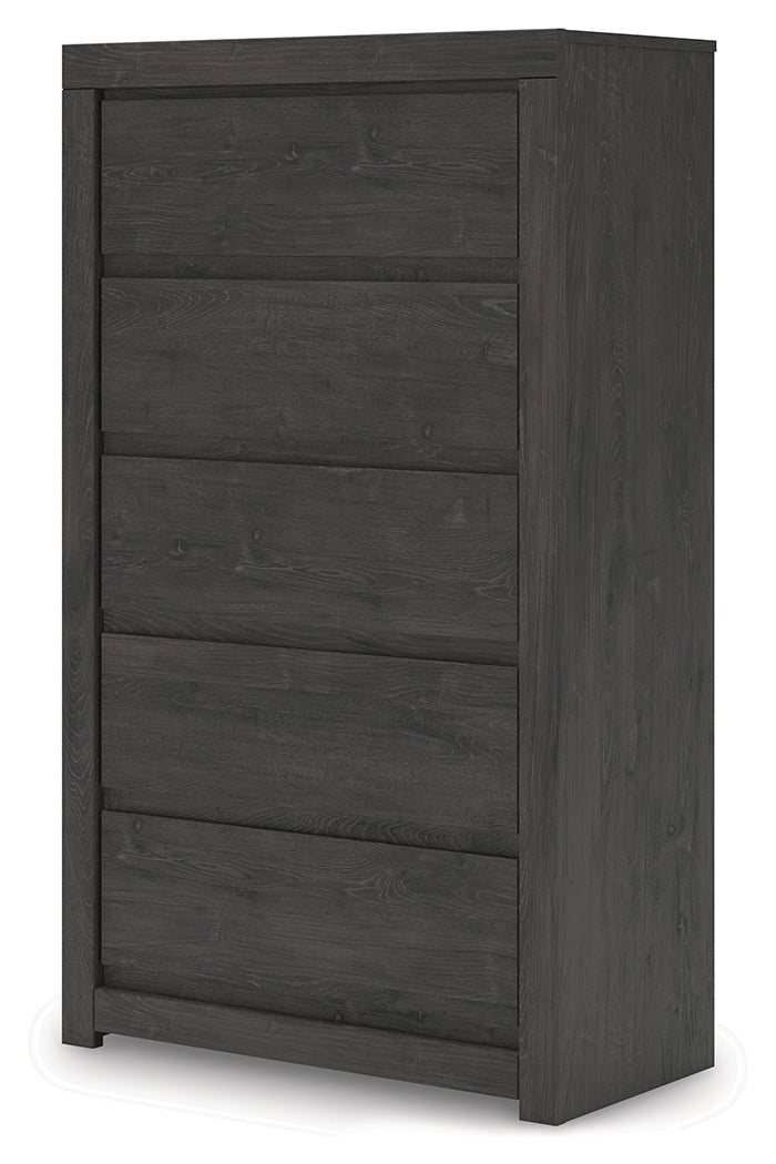 Fraluna Charcoal Chest of Drawers