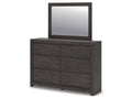 Fraluna Charcoal Dresser & Mirror