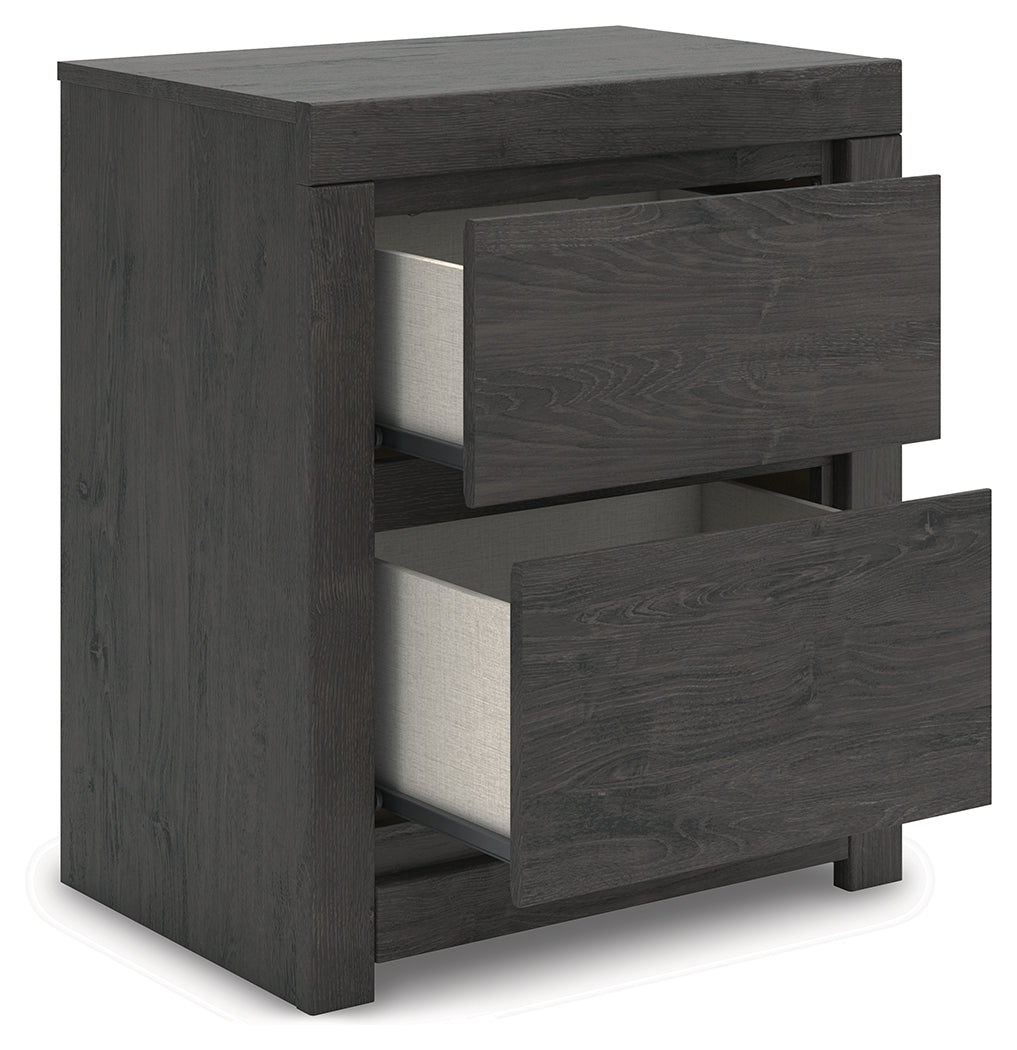 Fraluna Charcoal Nightstand