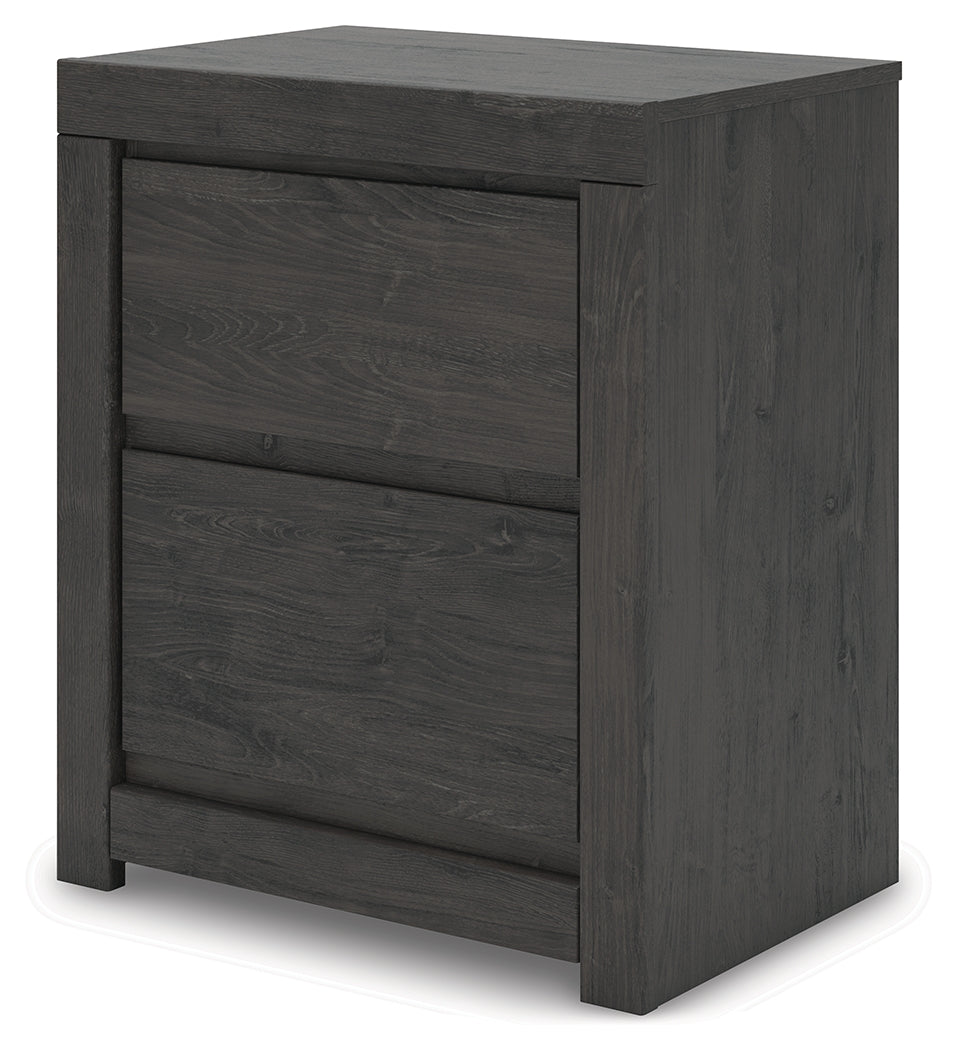 Fraluna Charcoal Nightstand
