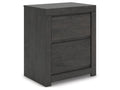 Fraluna Charcoal Nightstand
