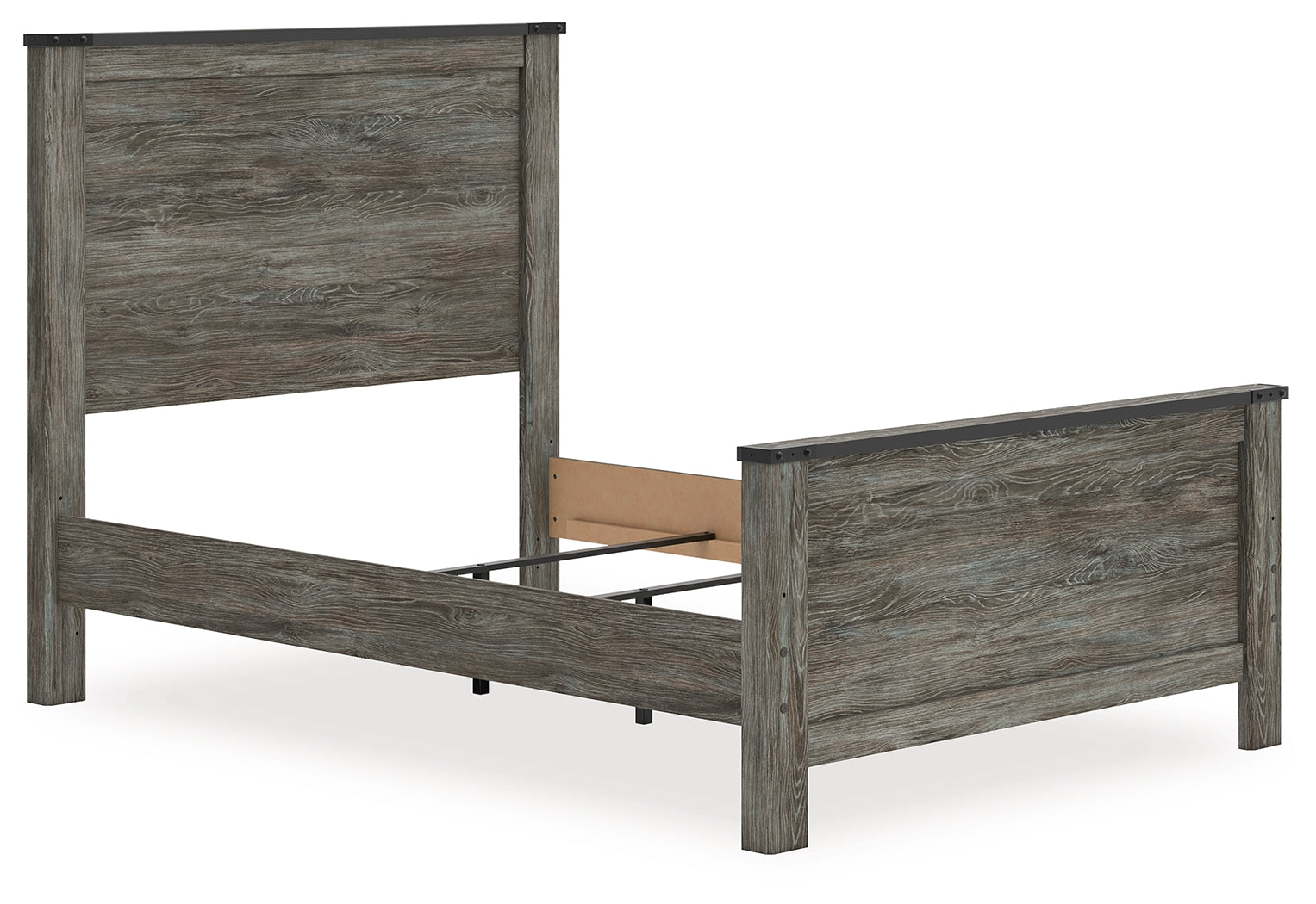 Frandern Black/Gray Full Panel Bed