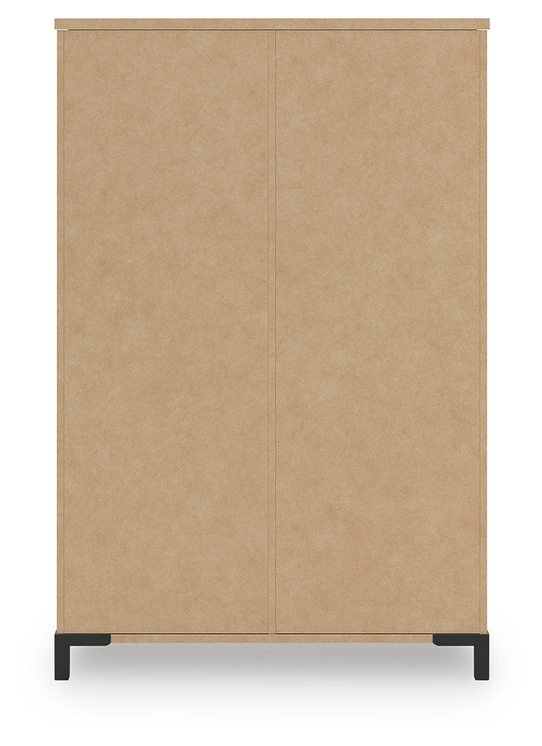 Frandern Full Bookcase Panel Bed, Gray