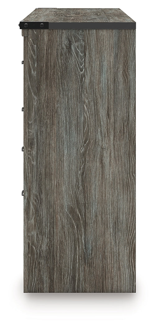 Frandern Gray Six Drawer Dresser