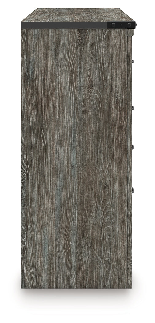 Frandern Gray Six Drawer Dresser