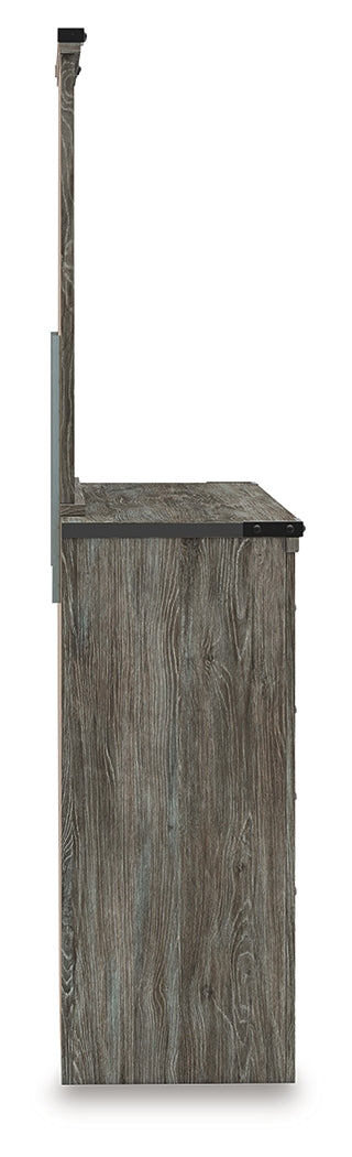 Frandern Twin Bookcase Bed, Gray
