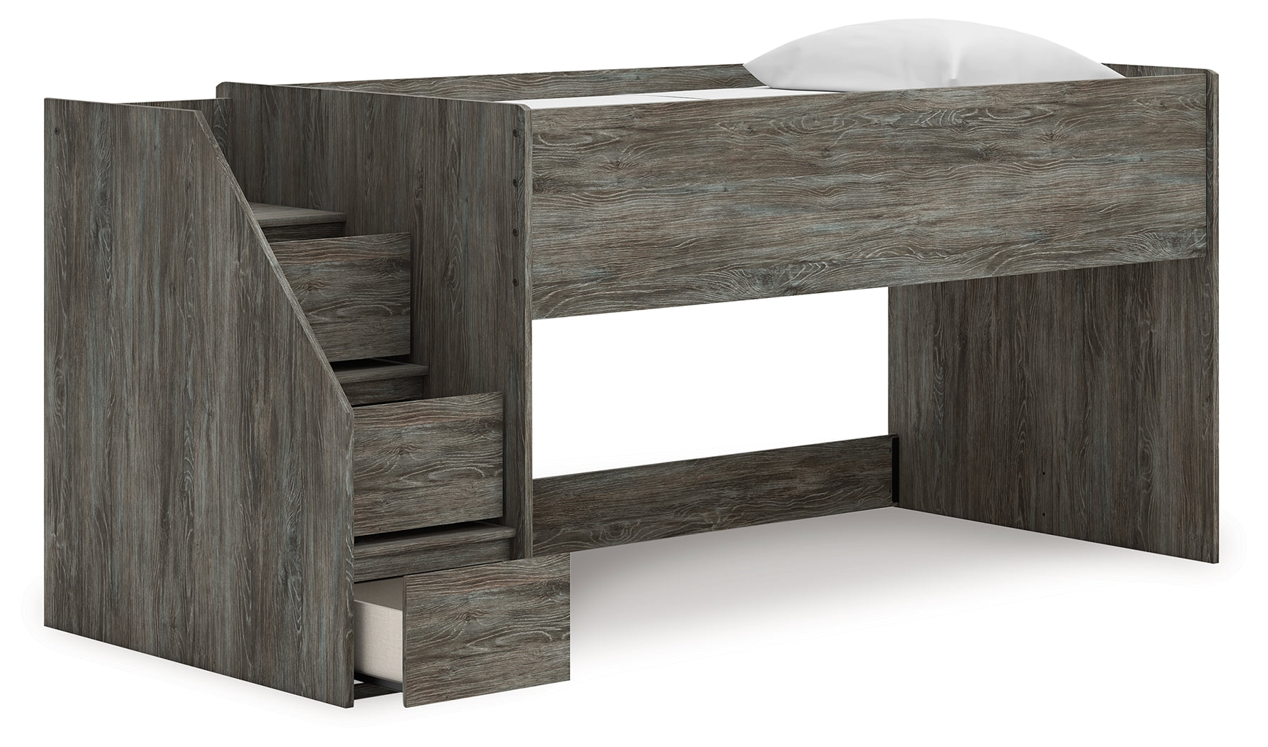 Frandern Gray Twin Loft Bed
