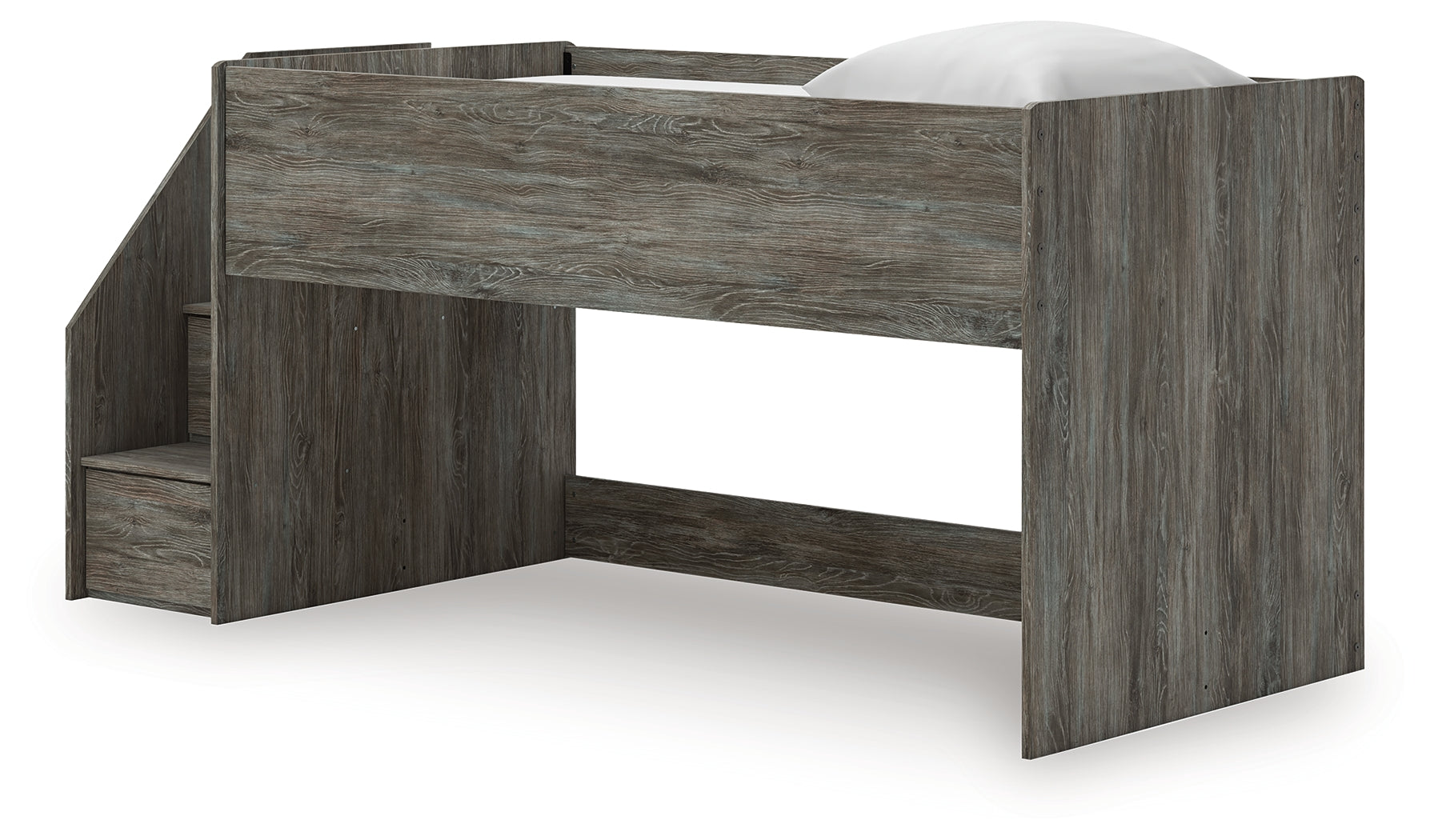 Frandern Gray Twin Loft Bed