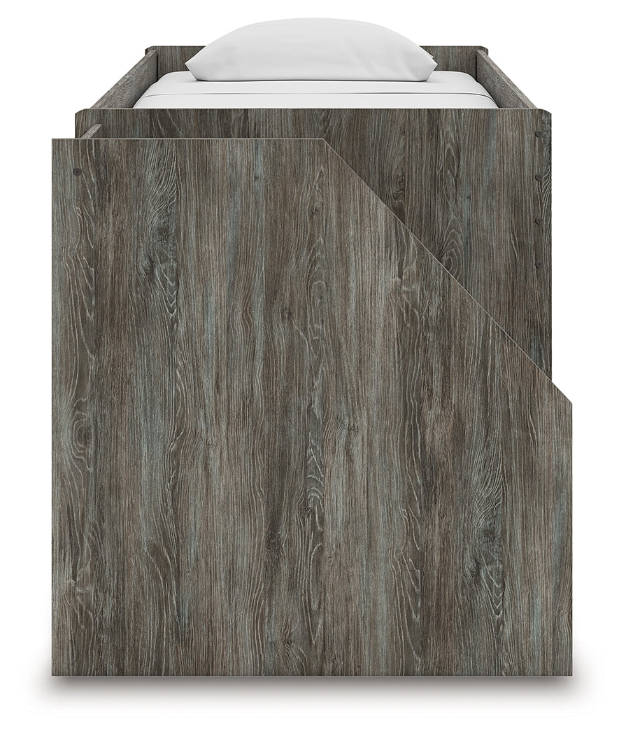 Frandern Gray Twin Loft Bed