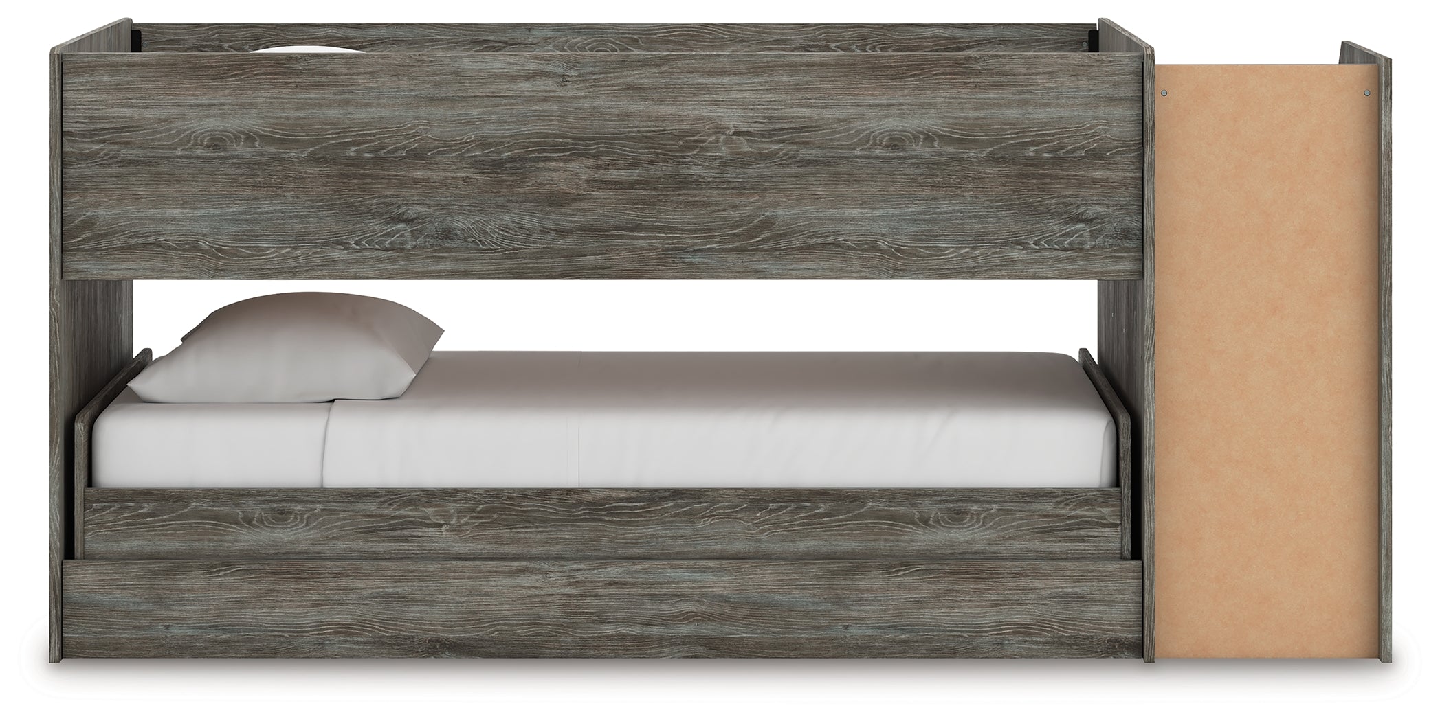 Frandern Gray Twin over Twin Loft Bed
