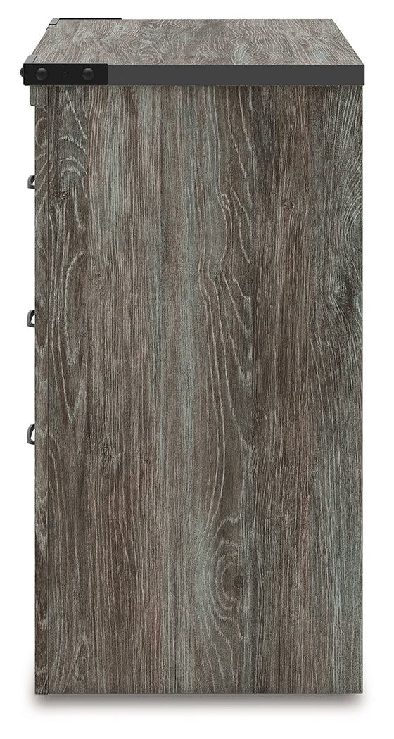 Frandern Gray Two Drawer Night Stand