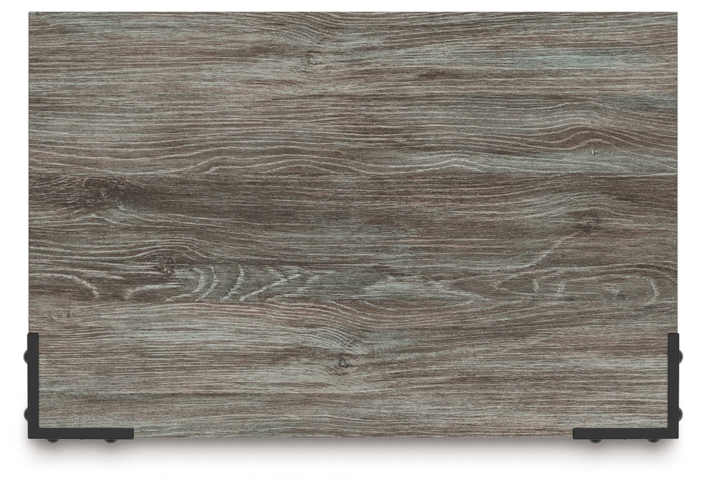 Frandern Gray Two Drawer Night Stand