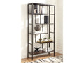 Frankwell Brown/Black Bookcase