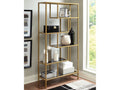 Frankwell Gold Finish Bookcase