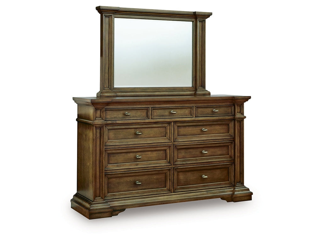 Frantanna Brown Dresser and Mirror