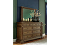 Frantanna Brown Dresser and Mirror