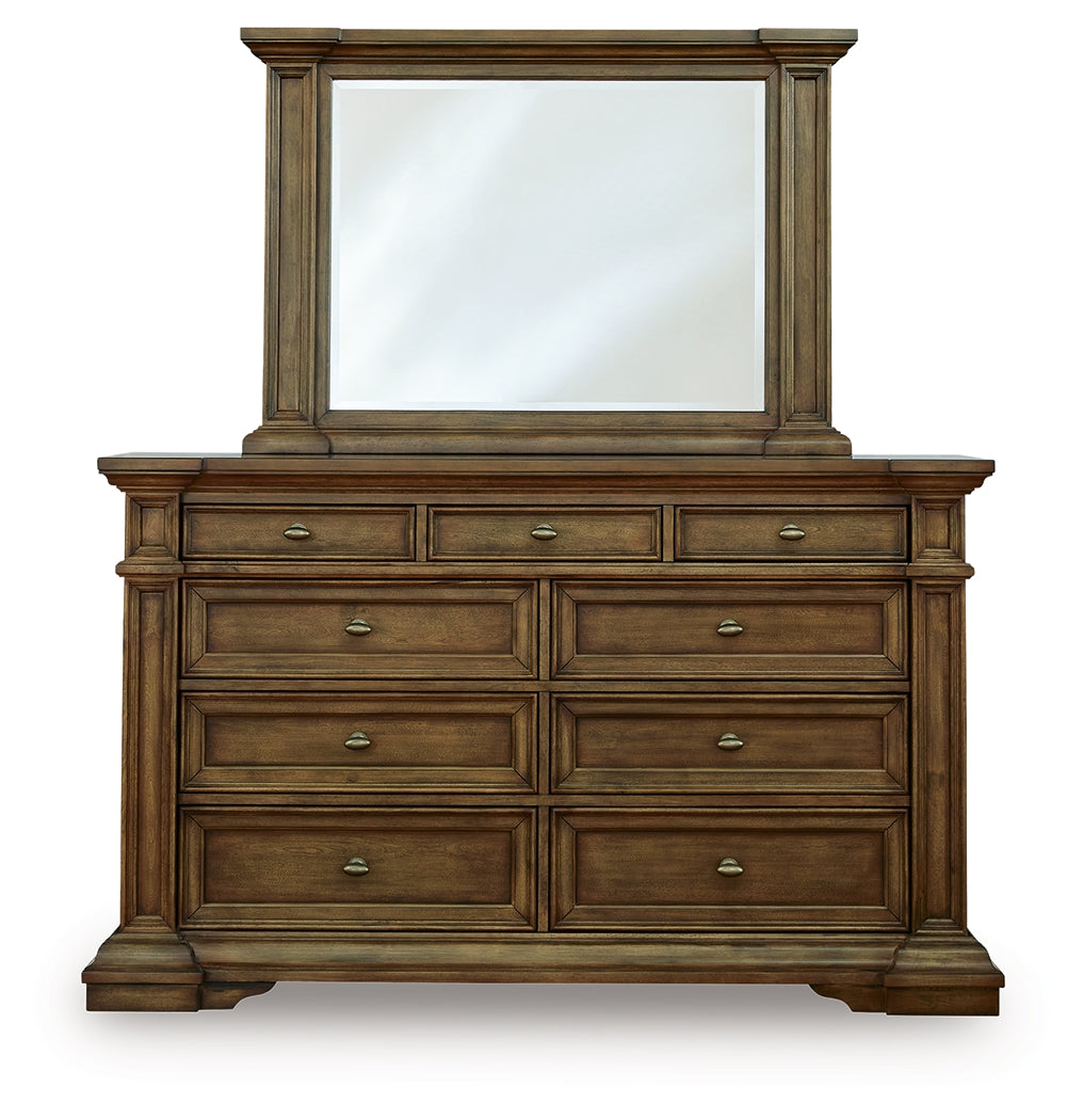 Frantanna Brown Dresser and Mirror