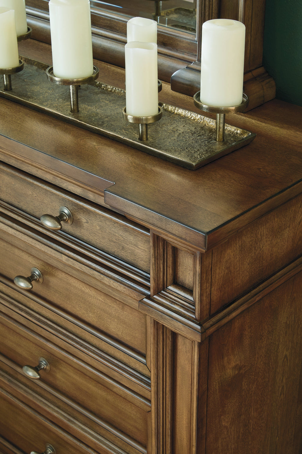 Frantanna Brown Dresser and Mirror