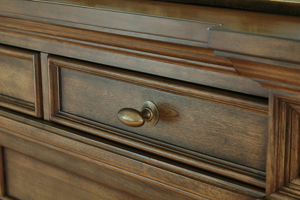Frantanna Brown Dresser and Mirror