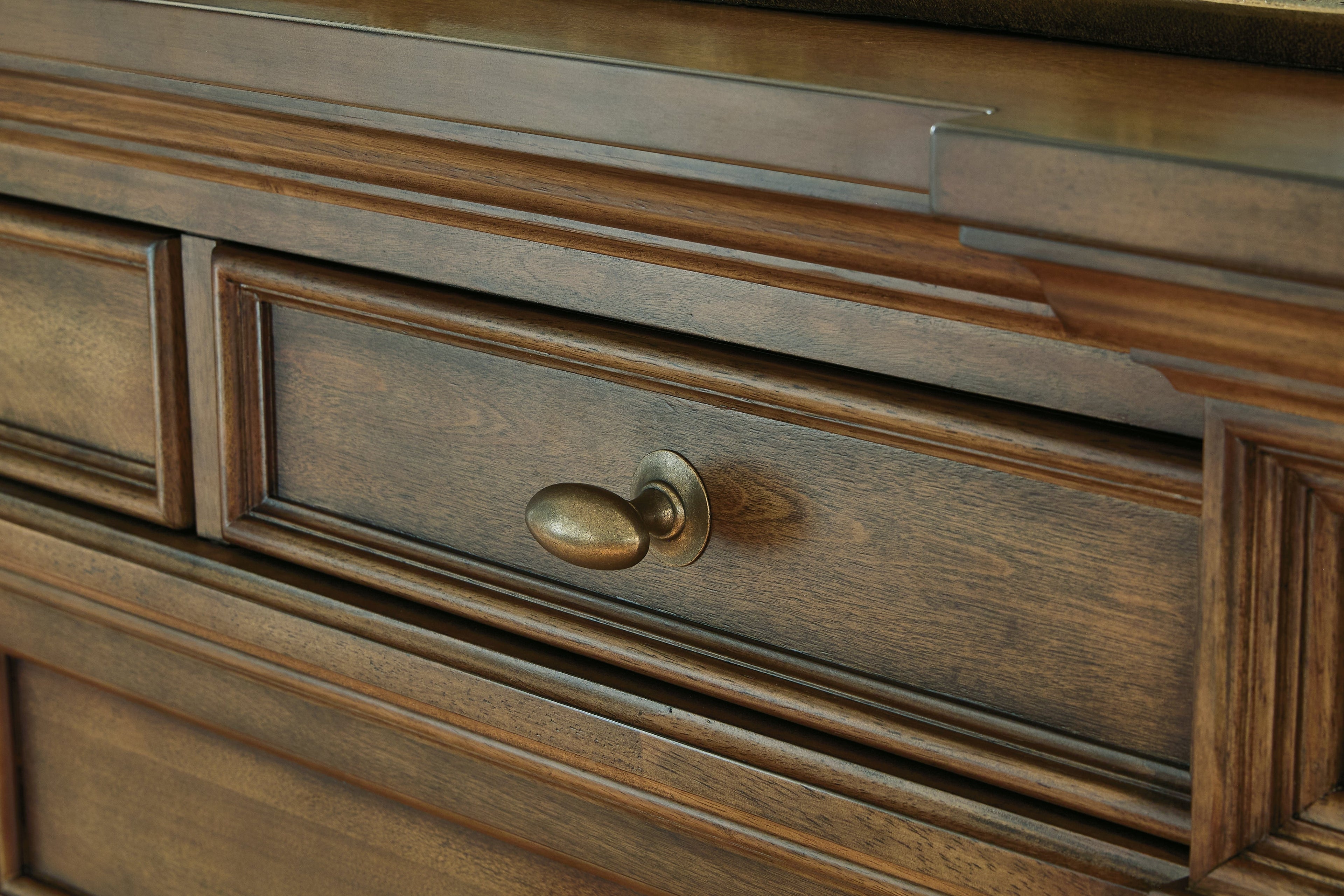 Frantanna Brown Dresser and Mirror