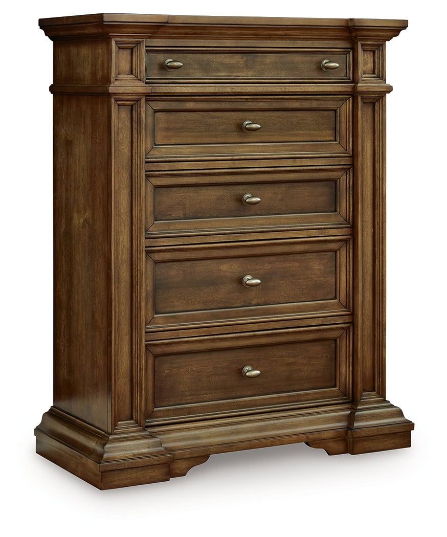 Frantanna Brown Five Drawer Chest