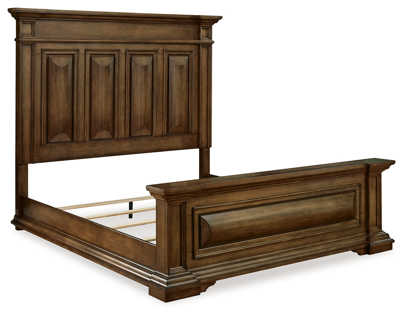 Frantanna Brown King Panel Bed