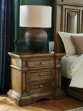 Frantanna Brown Three Drawer Night Stand