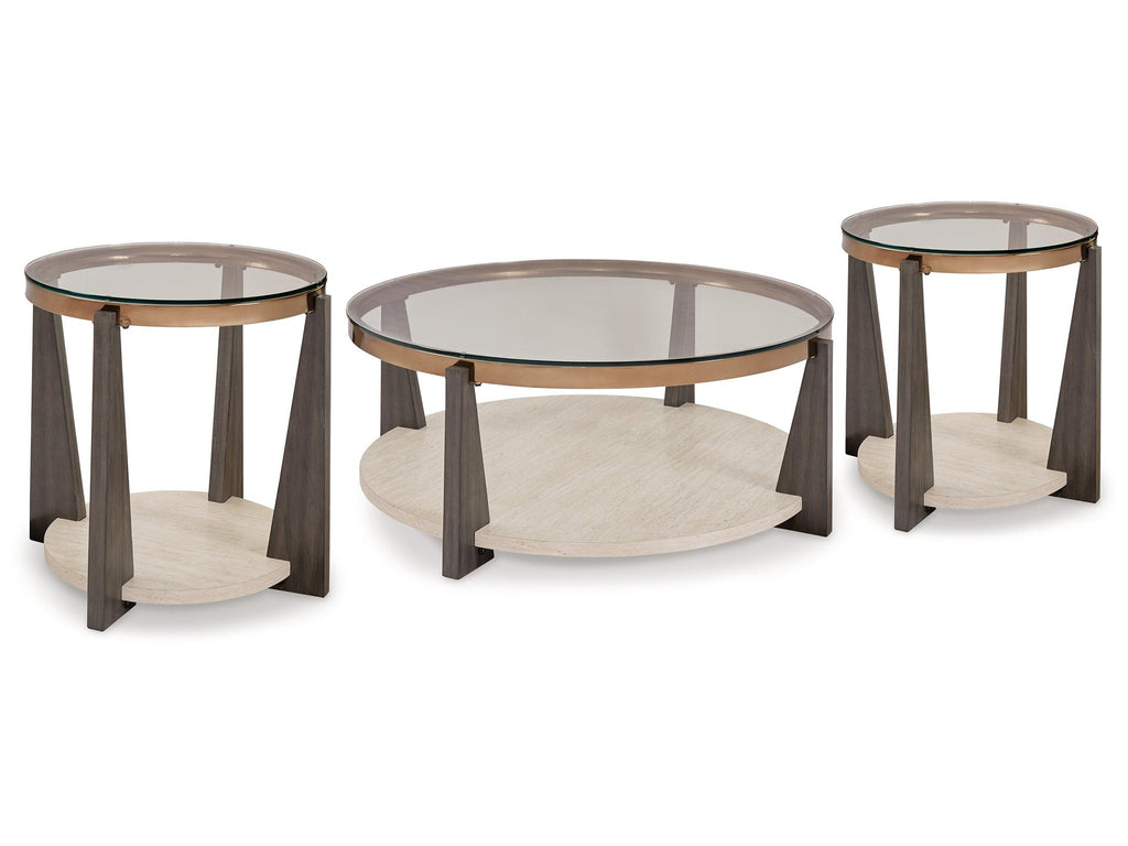 Frazwa Multi Coffee Table and 2 End Tables