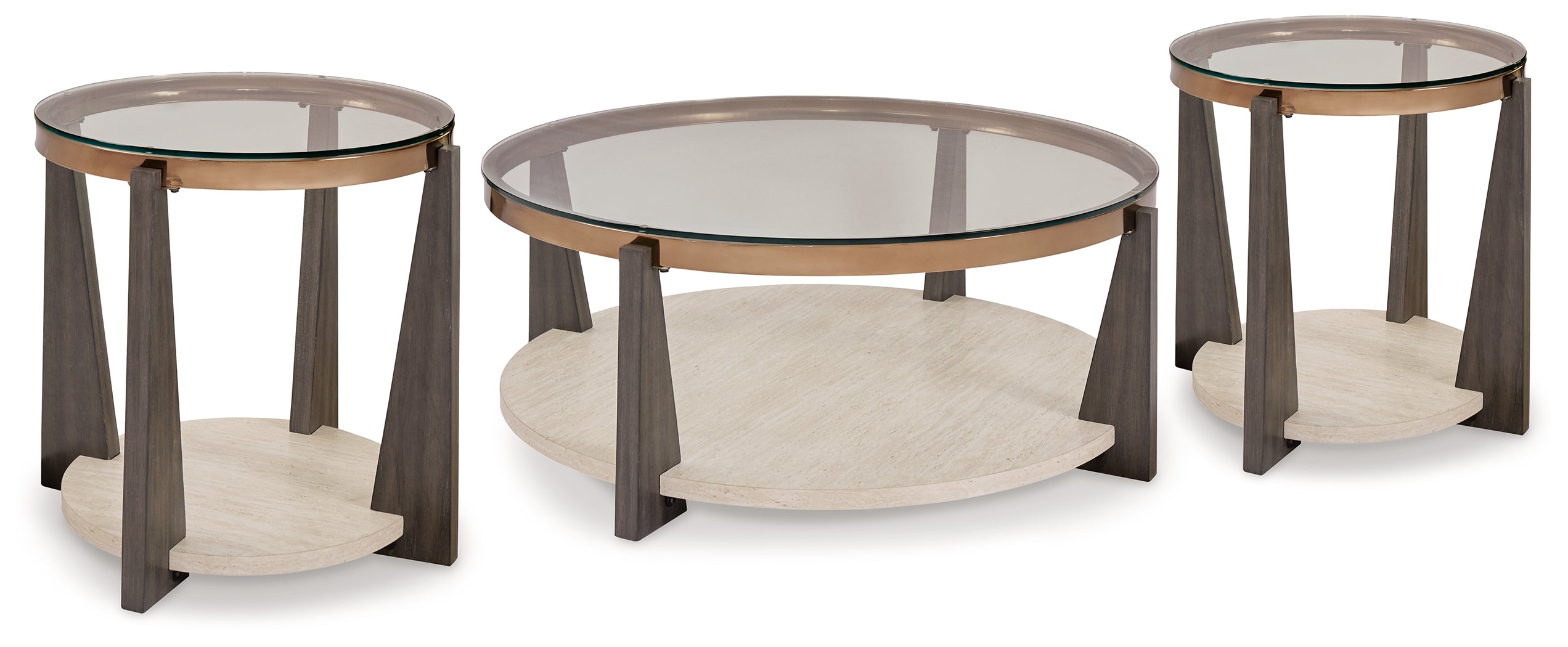 Frazwa Multi Coffee Table and 2 End Tables