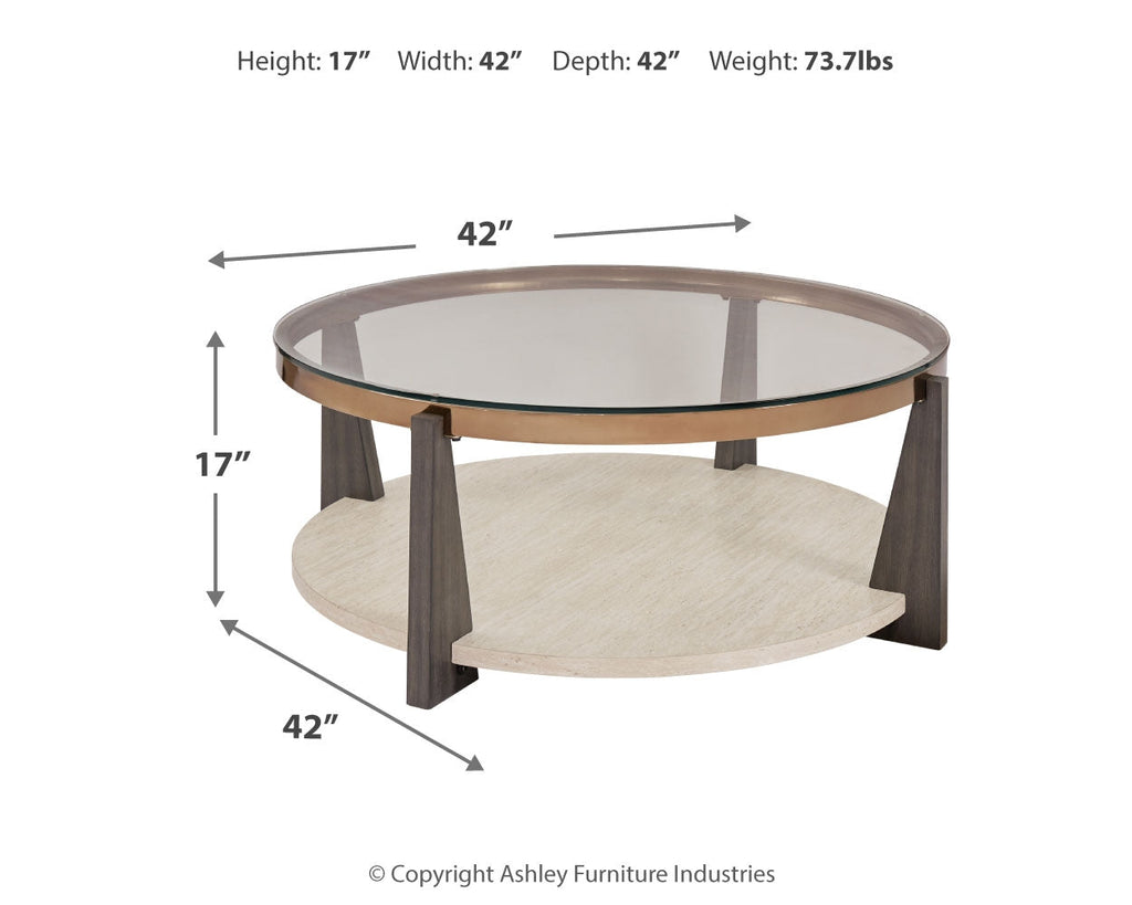 Frazwa Multi Coffee Table and 2 End Tables