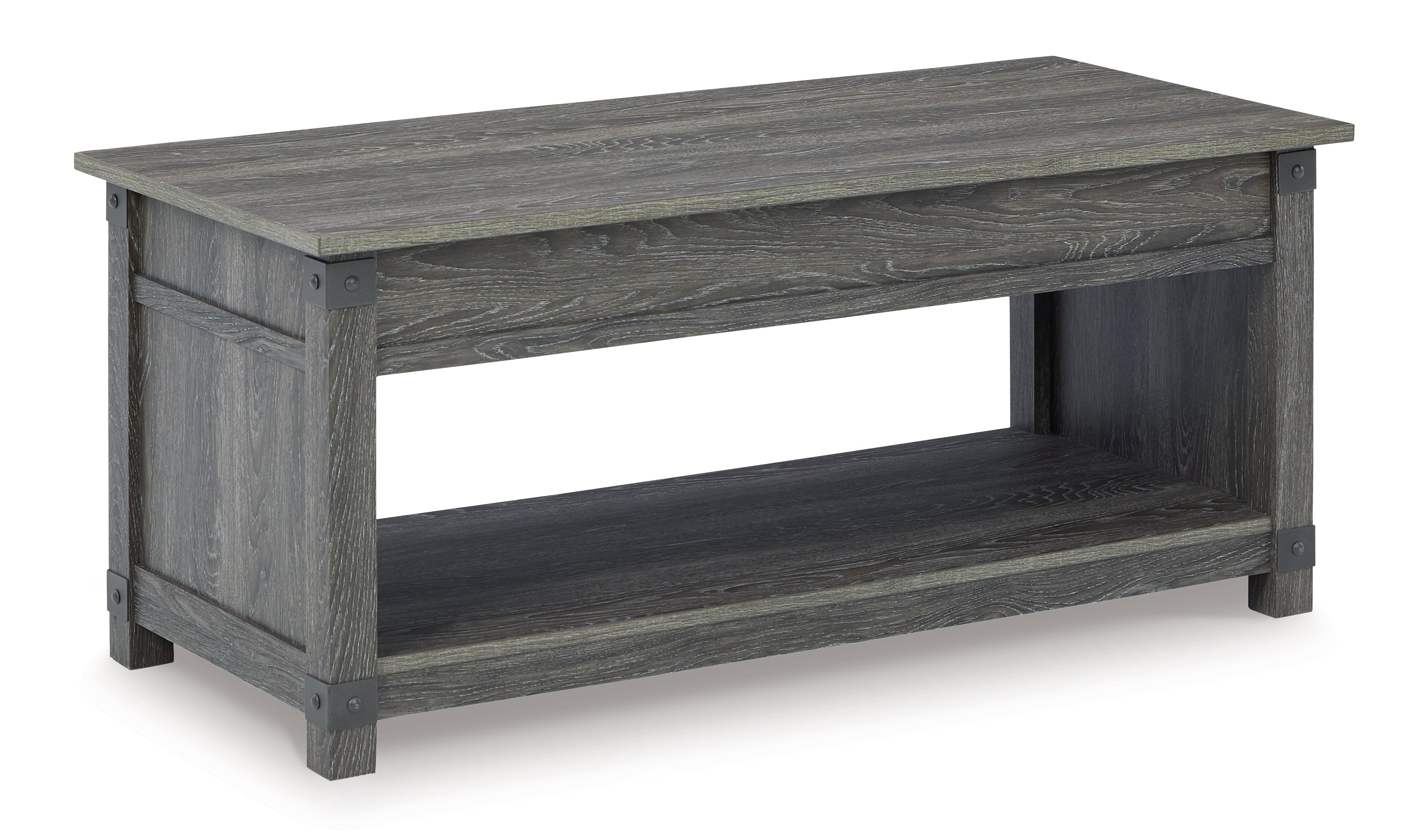 Freedan Grayish Brown Coffee Table and 2 End Tables