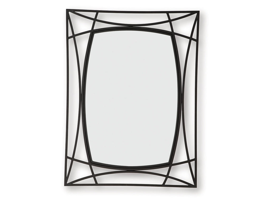 Freenville Black Accent Mirror