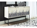 Freyton White/Gray Accent Cabinet