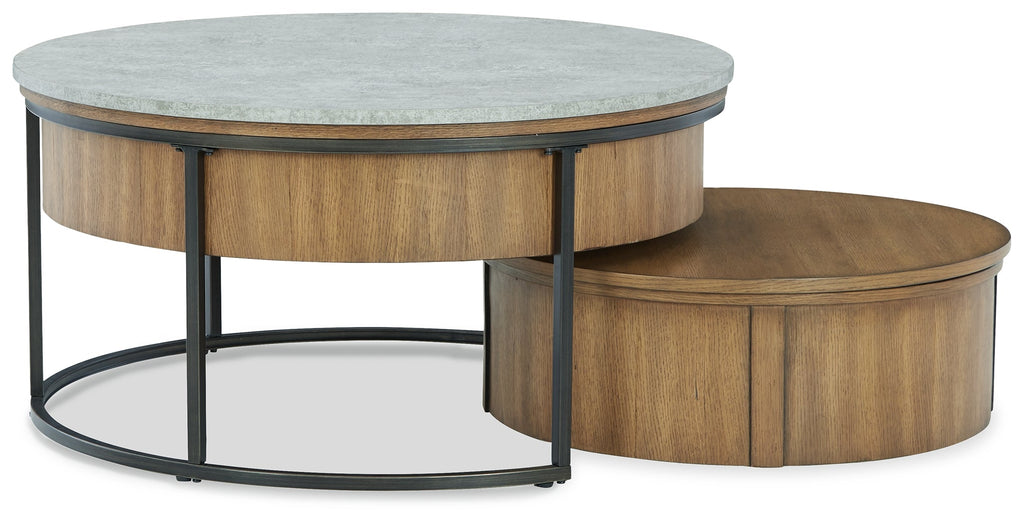 Fridley Nesting Lift Top Coffee Table & Storage Trunk (Set of 2)