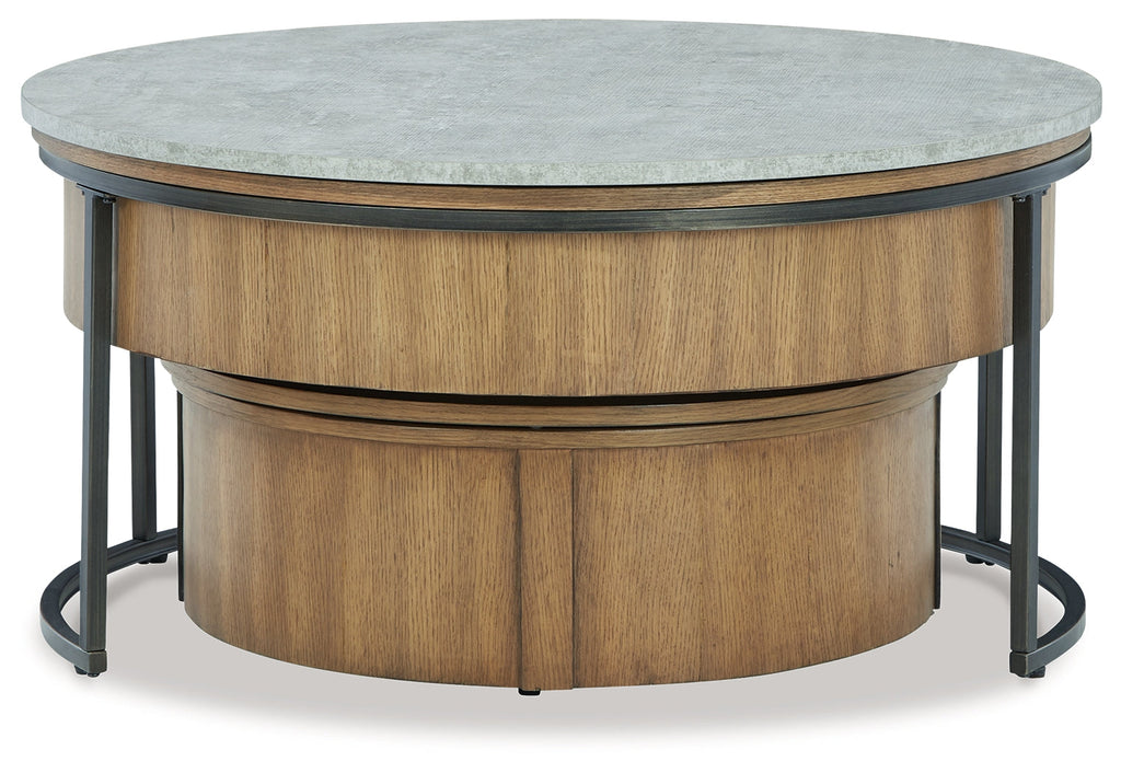 Fridley Nesting Lift Top Coffee Table & Storage Trunk (Set of 2)