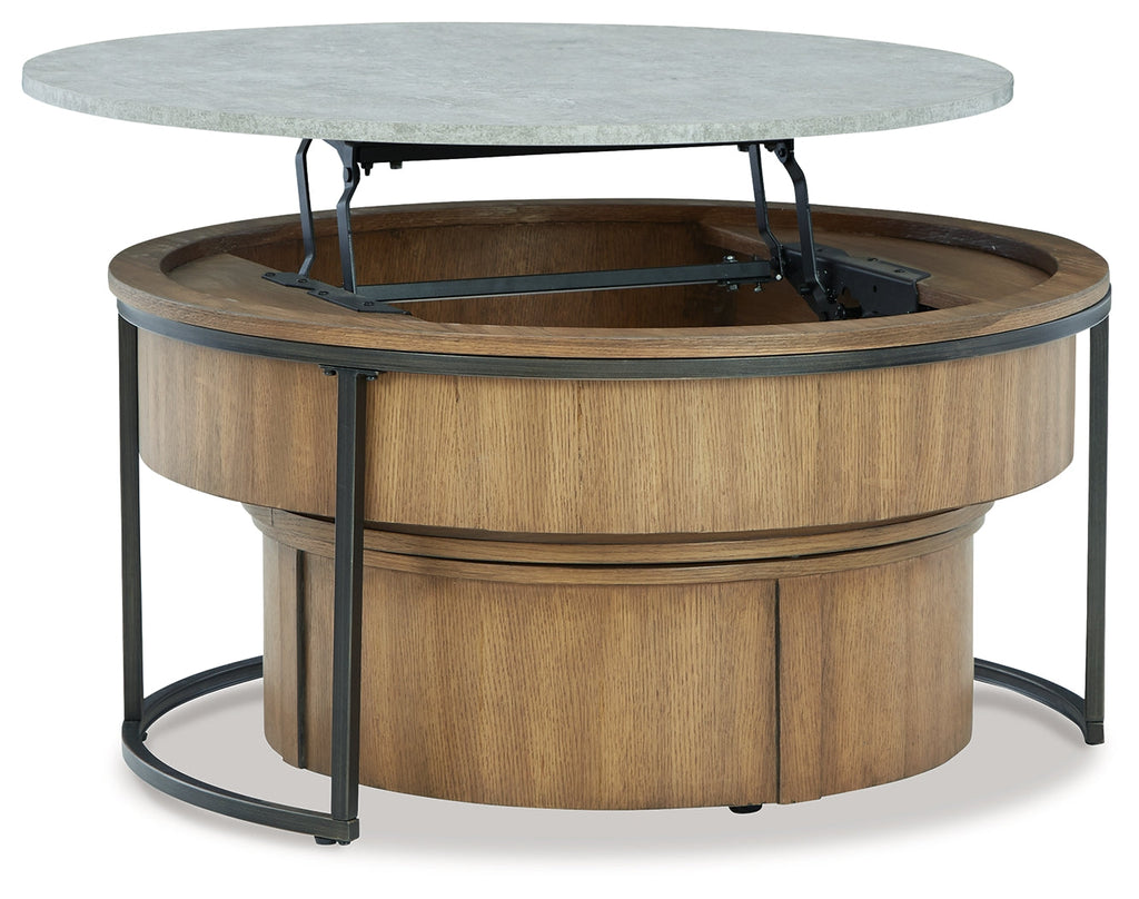 Fridley Nesting Lift Top Coffee Table & Storage Trunk (Set of 2)