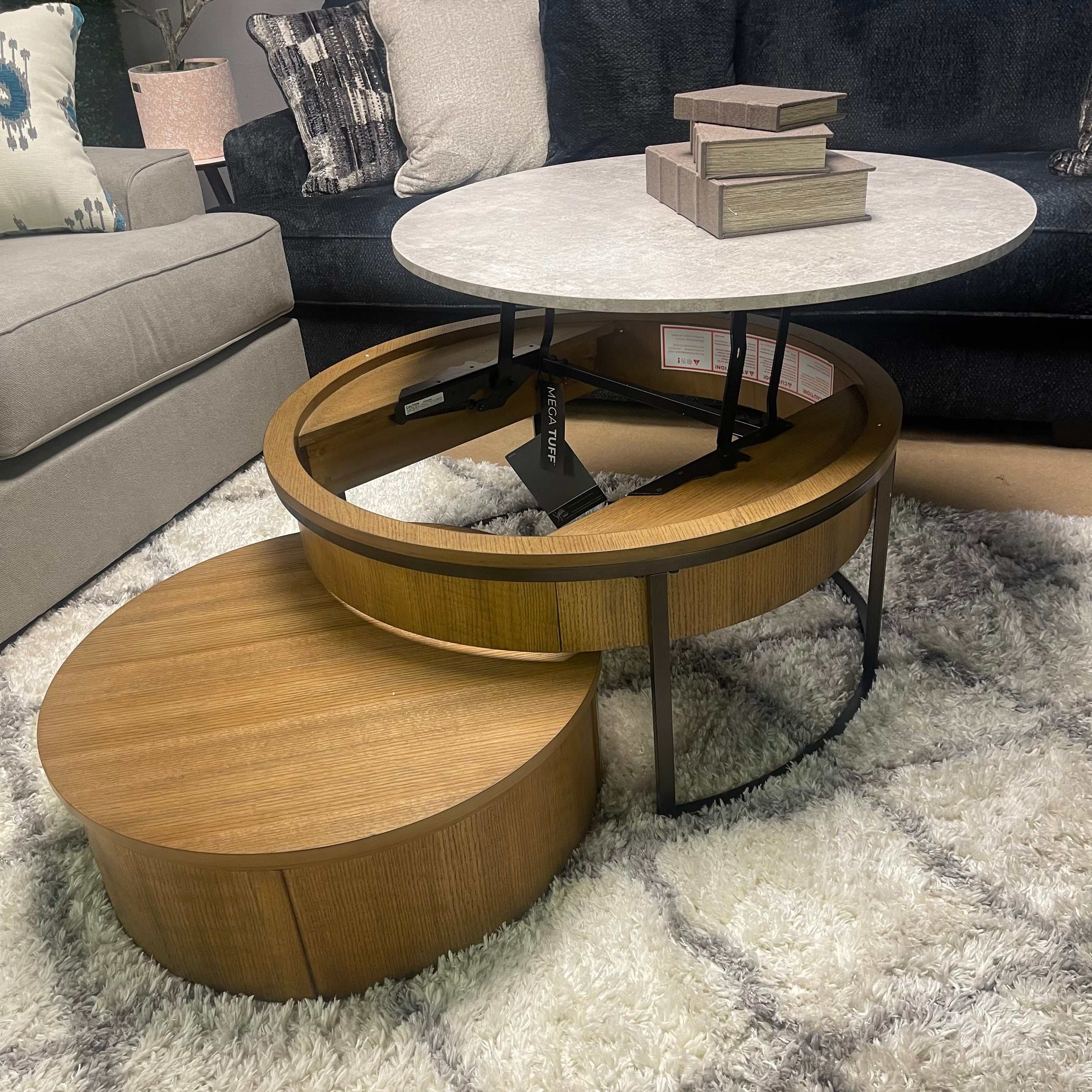 Fridley Nesting Lift Top Coffee Table & Storage Trunk (Set of 2)