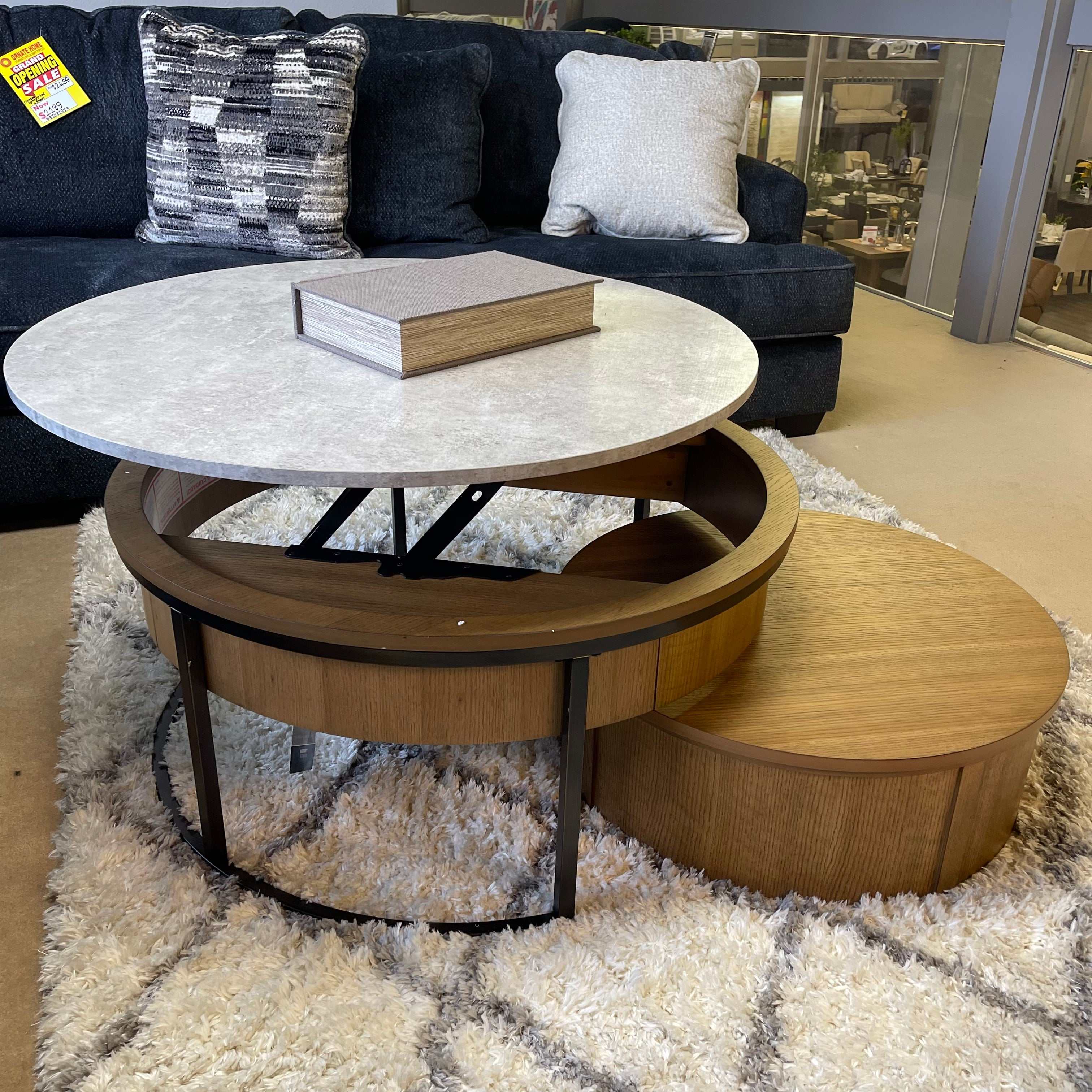 Fridley Nesting Lift Top Coffee Table & Storage Trunk (Set of 2)