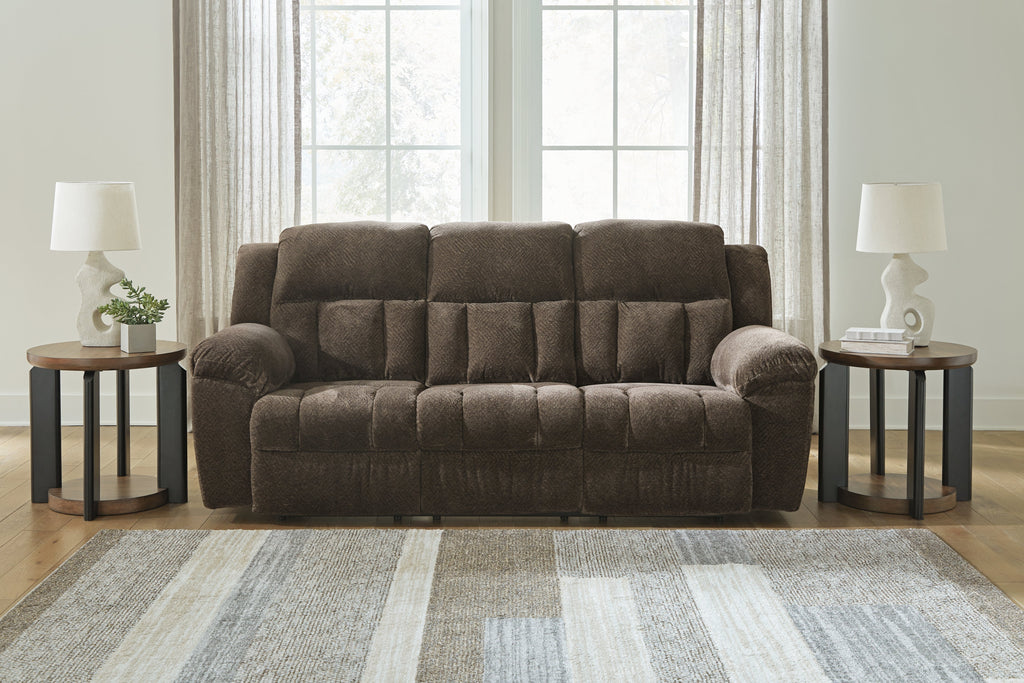 Frohn Chocolate Reclining Living Room Set