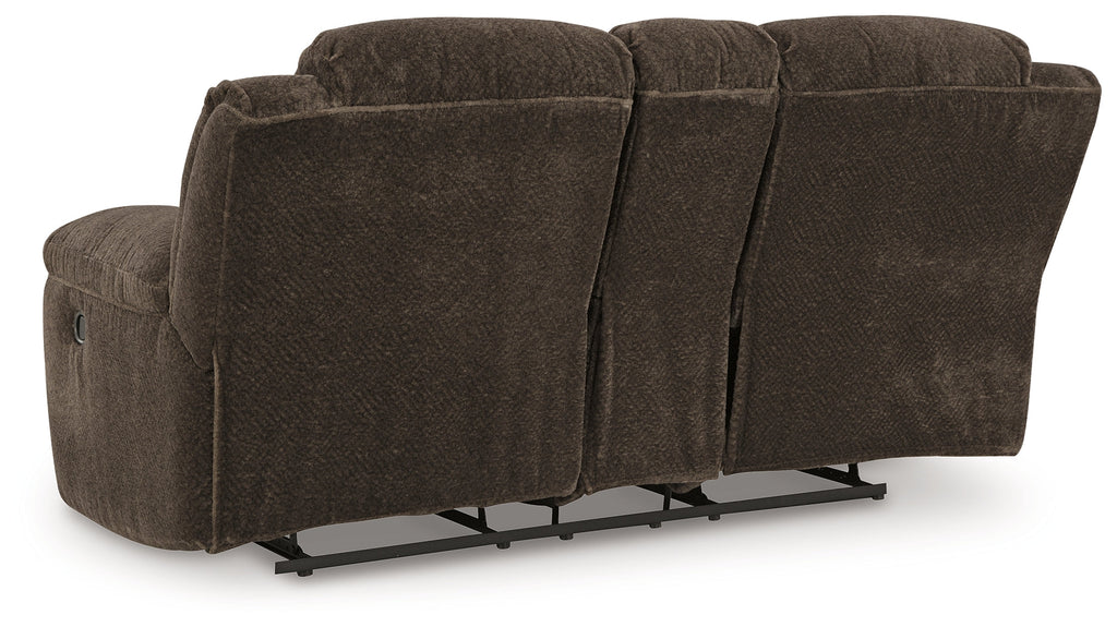 Frohn Chocolate Reclining Loveseat and Recliner