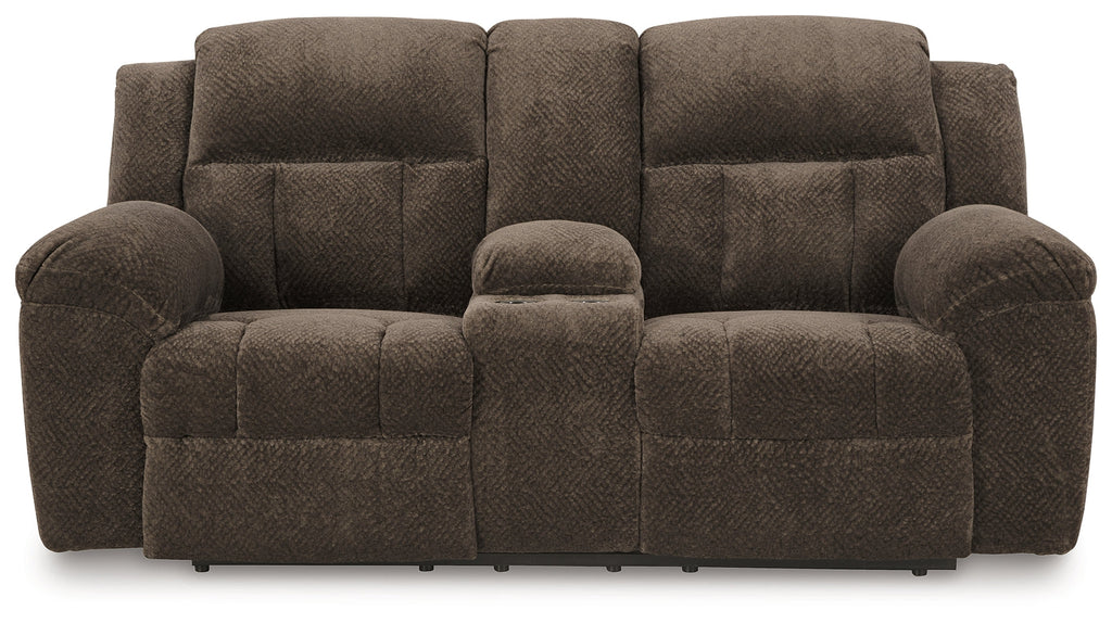 Frohn Chocolate Reclining Sofa & Loveseat