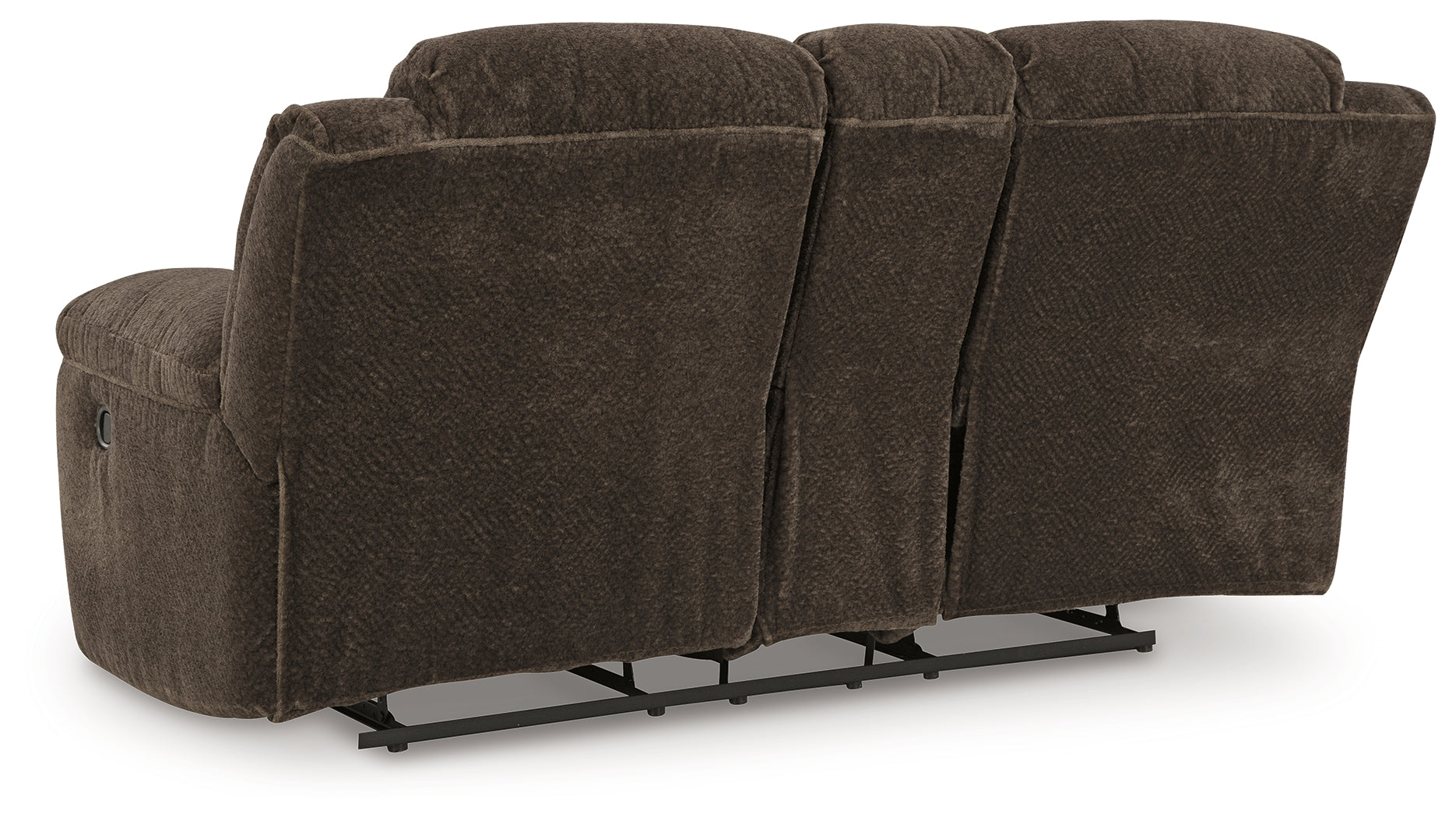 Frohn Chocolate Reclining Sofa, Loveseat and Recliner
