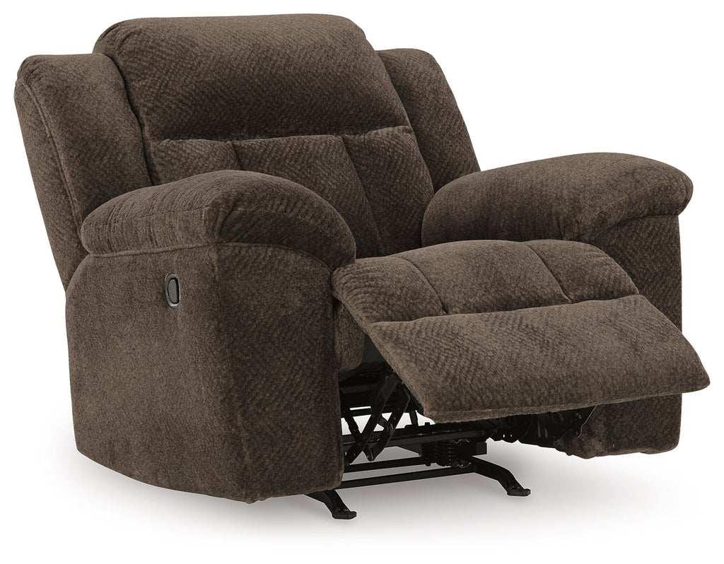 Frohn Chocolate Reclining Sofa & Recliner