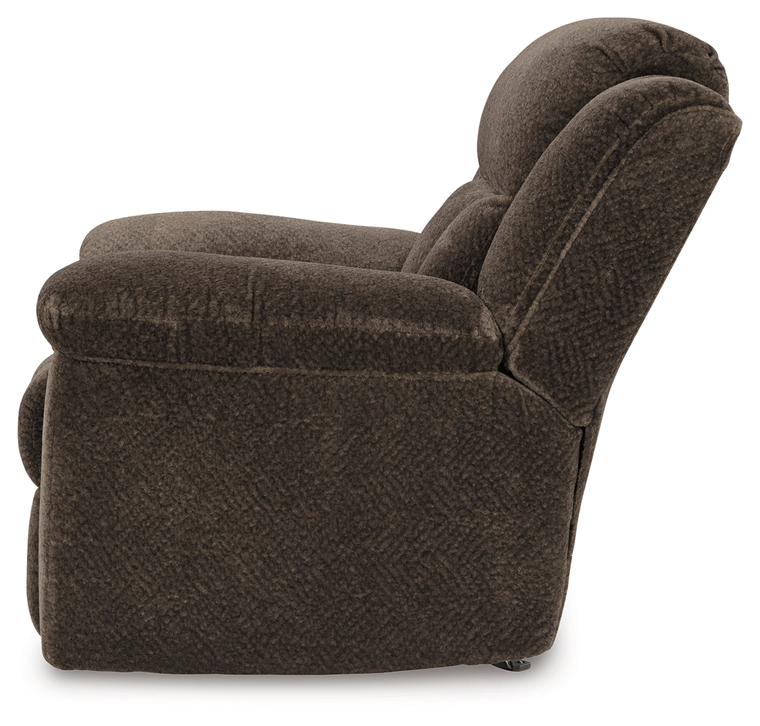 Frohn Chocolate Reclining Sofa & Recliner
