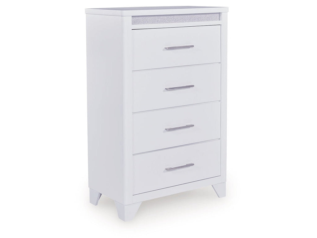 Frostlyn White Chest of Drawers