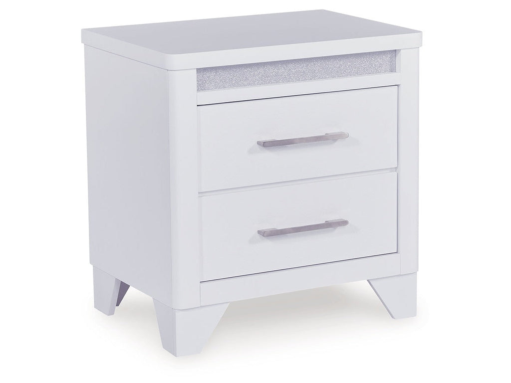 Frostlyn White Nightstand